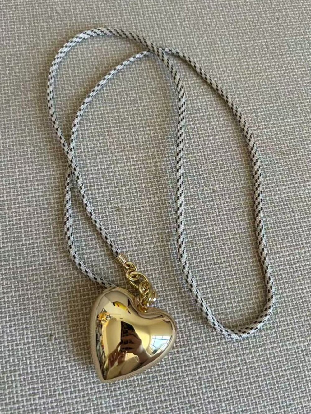 Roxanne Assoulin The Long Happy Cord Charm Necklace Sesame/Gold - Picture 2 of 3